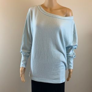 Rare New We the Free People Light blue cozy top XS